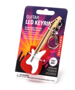Guitar Keychain Red/Black