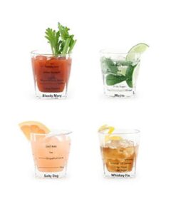 Bartending Glasses S/4