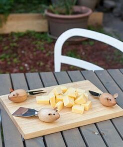 Cheese Board Mouse Knives