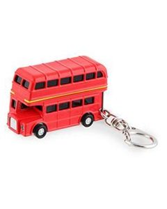 Double Decker Bus Keychain