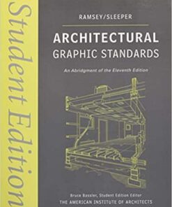 Architectural Graphic Standards: Student Edition, 11th Edition