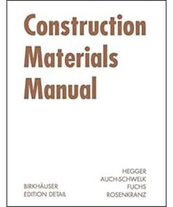 Construction Materials Manual