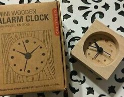 Mini Wooden Alarm Clock