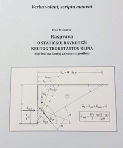 Rasprava o statičkoj ravnoteži krutog trokutastog klina koji leži na krutoj zakošenoj podlozi