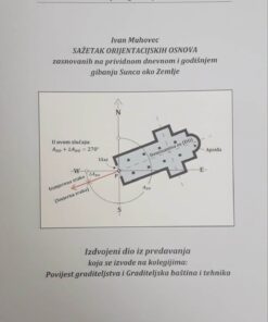 Sažetak orijentacijskih osnova zasnovanih na prividnom dnevnom i godišnjem gibanju Sunca oko Zemlje