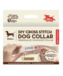 DIY Cross Stitch Dog Collar-L