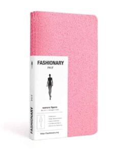 Fashionary Mini Felt Pink Womens Sketchbook A6