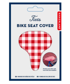 Gingham Bike Seat Cover