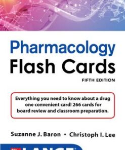 Lange Pharmacology Flashcards, Fifth Edition