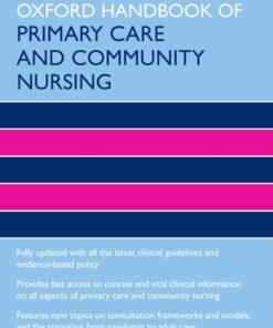 Oxford Handbook of Primary Care and Community Nursing