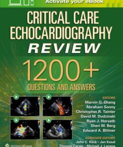 Critical Care Echocardiography Review : 1200+ Questions and Answers: Print + eBook with Multimedia